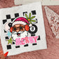 Checker merry Santa groovy tee or sweatshirt