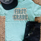 Boys Checkered Custom Grade Tee