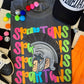 Spartans Neon Mascot Tee