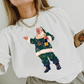 Boujee Santa with champagne tee or sweatshirt