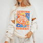 Groovy Floral Mascot Tee - Adult
