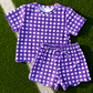 Custom Scalloped Girls Two Piece Sets *Pre Order* *7 COLORS AVAILABLE*