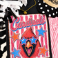 Cardinals Pink Stripe Preppy Tee