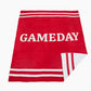 Red Gameday Striped Blanket