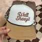 Well Sheey-It Leopard Trucker Hat