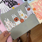 Floral ghost dogs tee & sweatshirt
