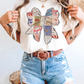 Baseball Collage Bow -  Multiple Styles
