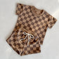 French Terry Checkered Set