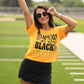 On Game Days We Wear Black And Gold Tee