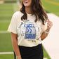 Small Town Big Spirit Royal Tee