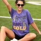 On Game Days We Wear Purple And Gold Tee