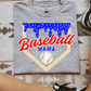 Baseball Drip Blue Top- Multiple Styles