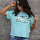 I CAN'T LIVE LAUGH WORK IN THESE CONDITIONS CROP/TEE