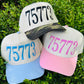 Custom Zip Code Hats