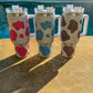 Cowprint Rhinestone Tumblers