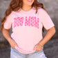 Dog Mom Checkered Tee