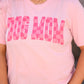 Dog Mom Checkered Tee