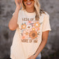 Less Of Me More Of Him Floral Tee