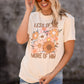 Less Of Me More Of Him Floral Tee