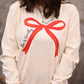 She Is Worthy Bow Tee/Long Sleeve Tee