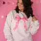 Pink Bow Sweatshirt