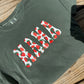 Strawberry mama print moss comfort color tee
