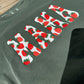 Strawberry mama print moss comfort color tee