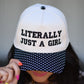 Literally Just A Girl Polka Dot Hat