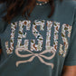 Jesus Camo Bow Tee