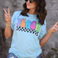Teach Checkered Tee