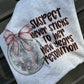 Suspect never sticks to her New Year’s resolutions tee & sweatshirt