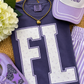 FL Purple Floral State Tee