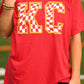 KC Checkered Tee
