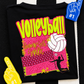 Volleyball Bump Set Spike Front and Back Dri Fit Tee