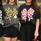 Custom Checkered Bow Spirit Tee