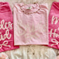 Bridesmaid Lace Bow Tee
