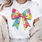 Autism awareness bow tee or sweatshirt
