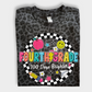 100 Days Brighter Leopard Tee - Adult