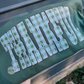 Green gingham Thankful tee or sweatshirt
