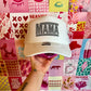 Checkered Mama Trucker Hat - Multiple Colors