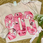 Custom Floral Area Code Sweatshirt