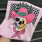 Howdy skull smile tee or sweatshirt
