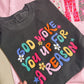 God Woke You Up For A Reason Tee | Christian Motivational Shirt | Colorful Faith Graphic Tee | Inspirational Mama Shirt