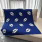 RTS Blue Football Cloud Blanket
