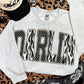 Darlin Flame Graphic Sweatshirt | Western Cowgirl Crewneck | Southern Graphic Shirt