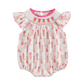 Cowgirl Boots Embroidered Smocked Romper