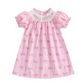 Big Sister Smocked Bow Dress