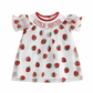Little Sister Strawberry Smocked Dress