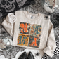 Mama retro FAN FAV spooky block sweatshirt & tee skulls, bats, ghost spooky fun