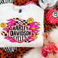 Hot pink & checker with faces cycle tee or sweatshirt
